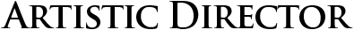 Artistic Director
